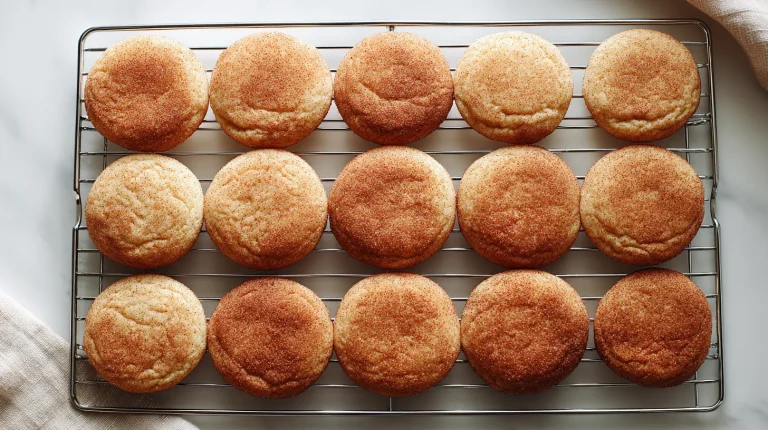 Chewy Snickerdoodle Cookies
